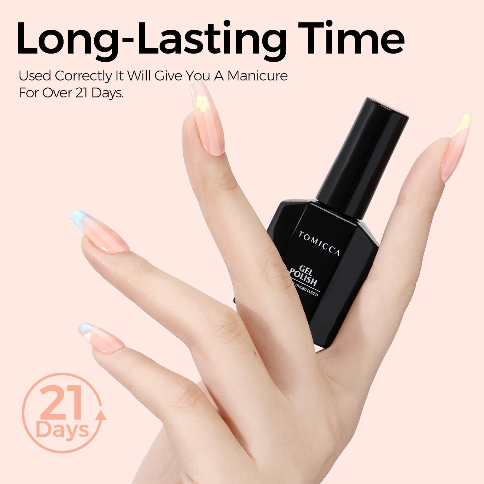 TOMICCA Nude Gel Nail Polish gift set ready for gifting.