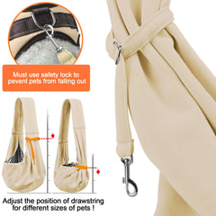 Tomkas safety buckle and leash attachment feature secure outings for small dogs.