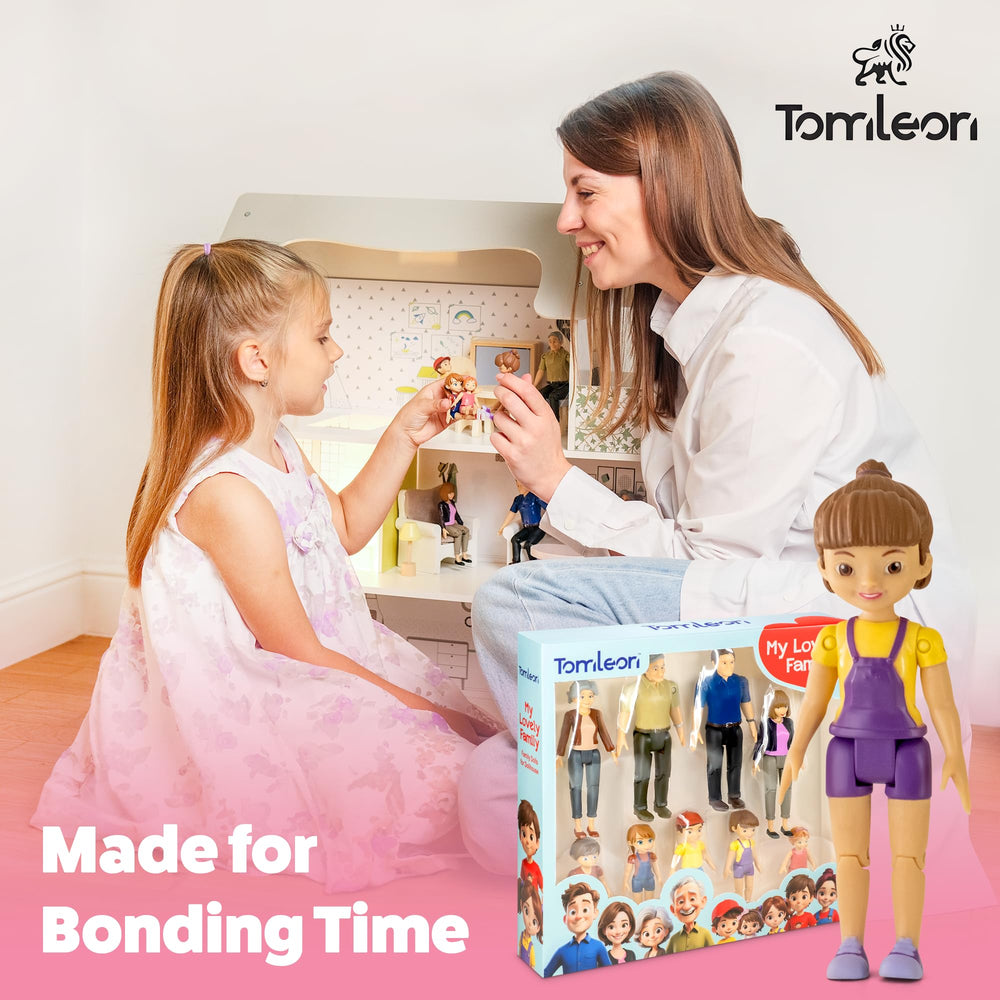 TOMLEON dollhouse cousin-2 figure for family moments