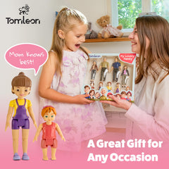 TOMLEON dollhouse dad figure for adventure storytelling