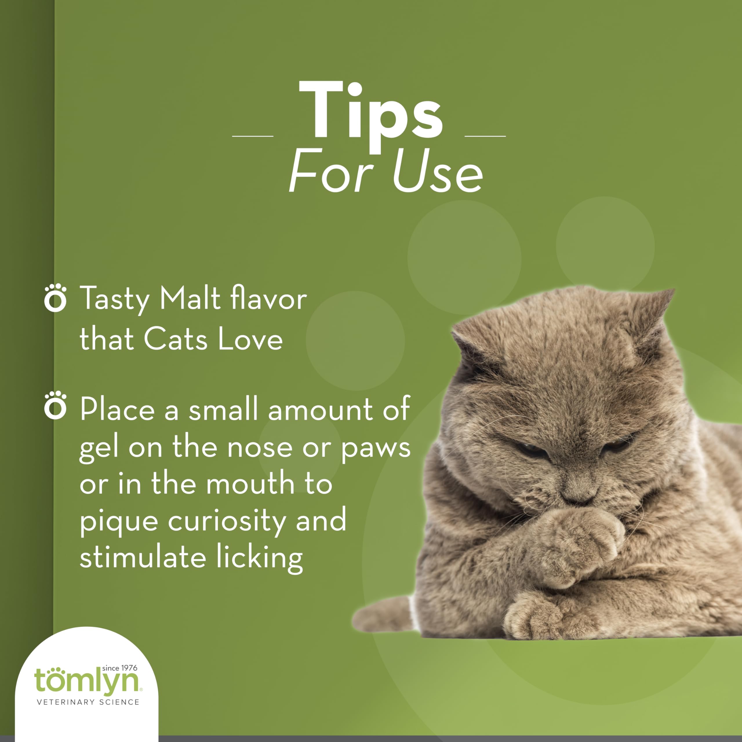 Tomlyn Nutri-Cal in use with a healthy cat