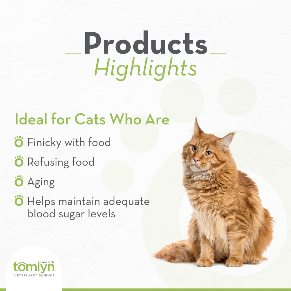 Tomlyn Nutri-Cal gel texture highlights palatability and easy digestion