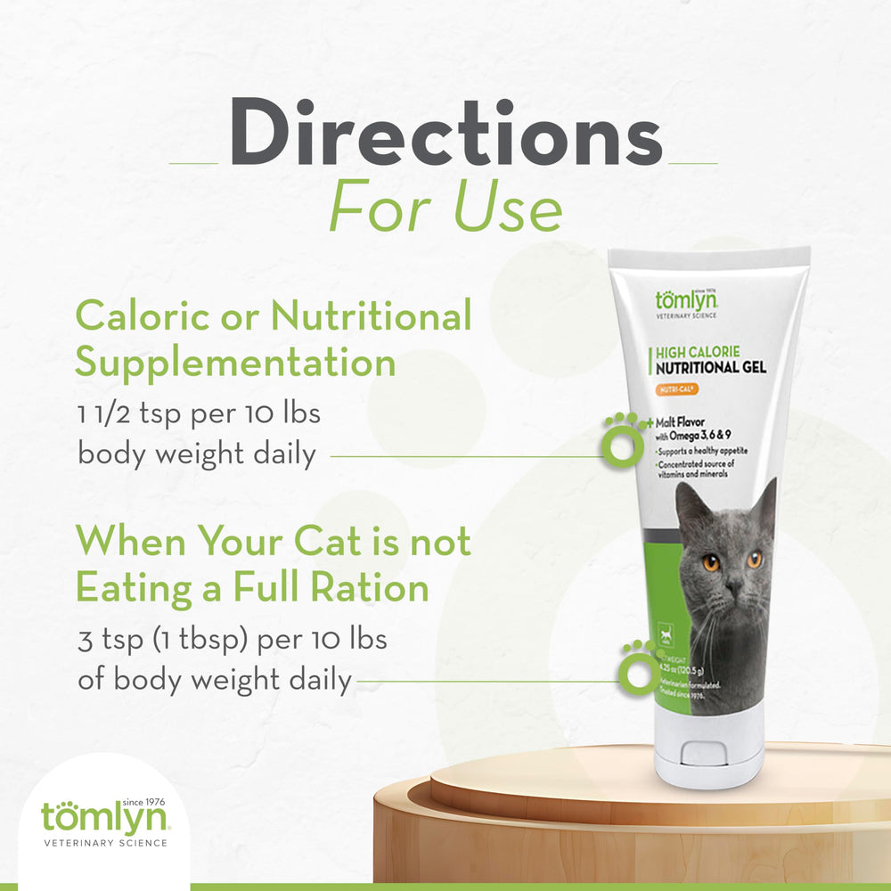 Tomlyn Nutri-Cal serving spoon indicates simple, measured dosing