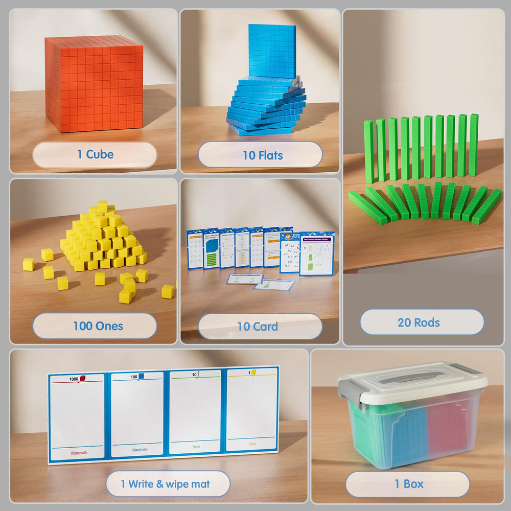 TOMMYHOME Ones cubes are sized for small hands and classroom use