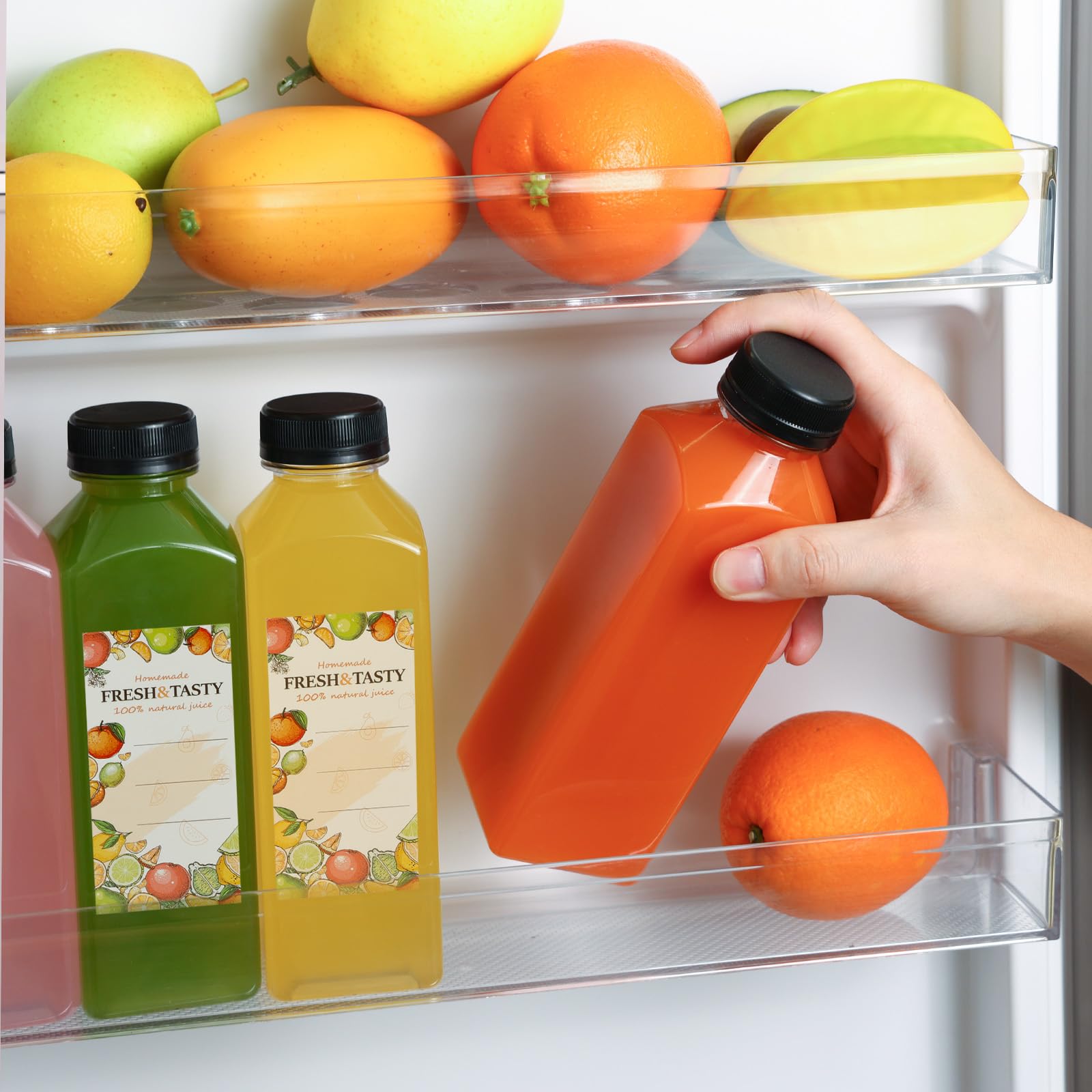 TOMNK durable PET plastic bottle resists leaks.