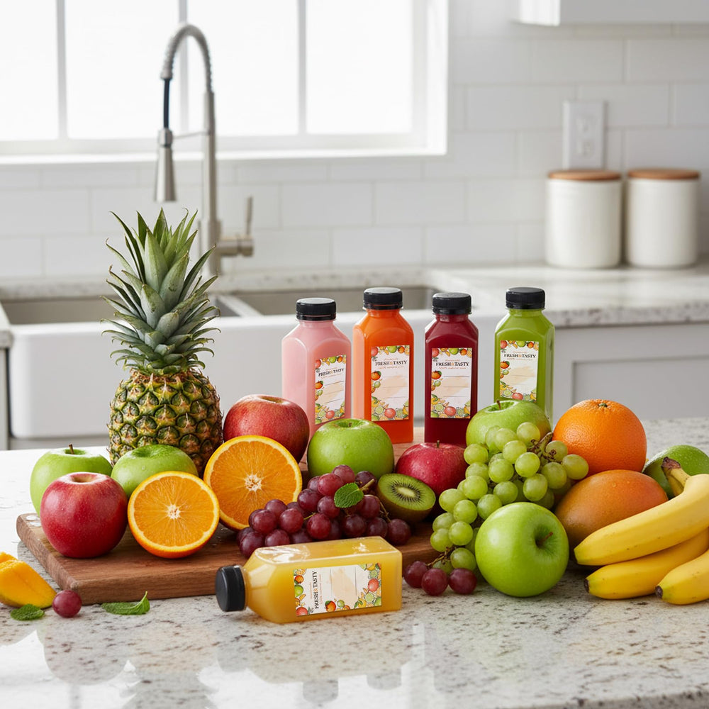 TOMNK labels for easy drink differentiation and branding.
