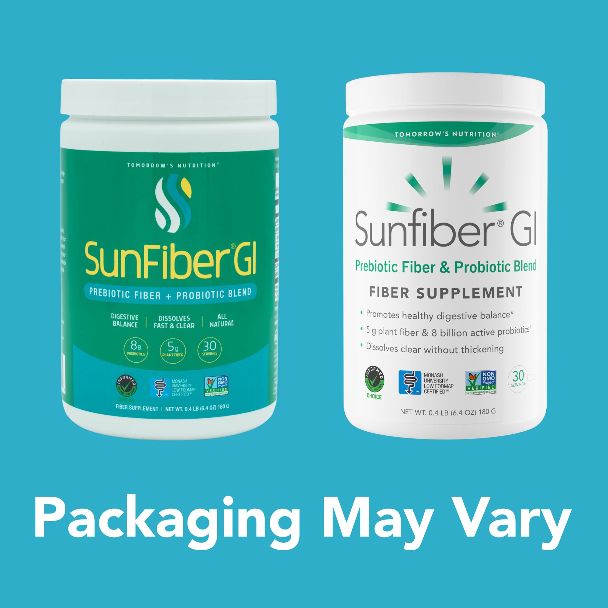 Sunfiber GI dissolves smoothly in liquids for easy daily use