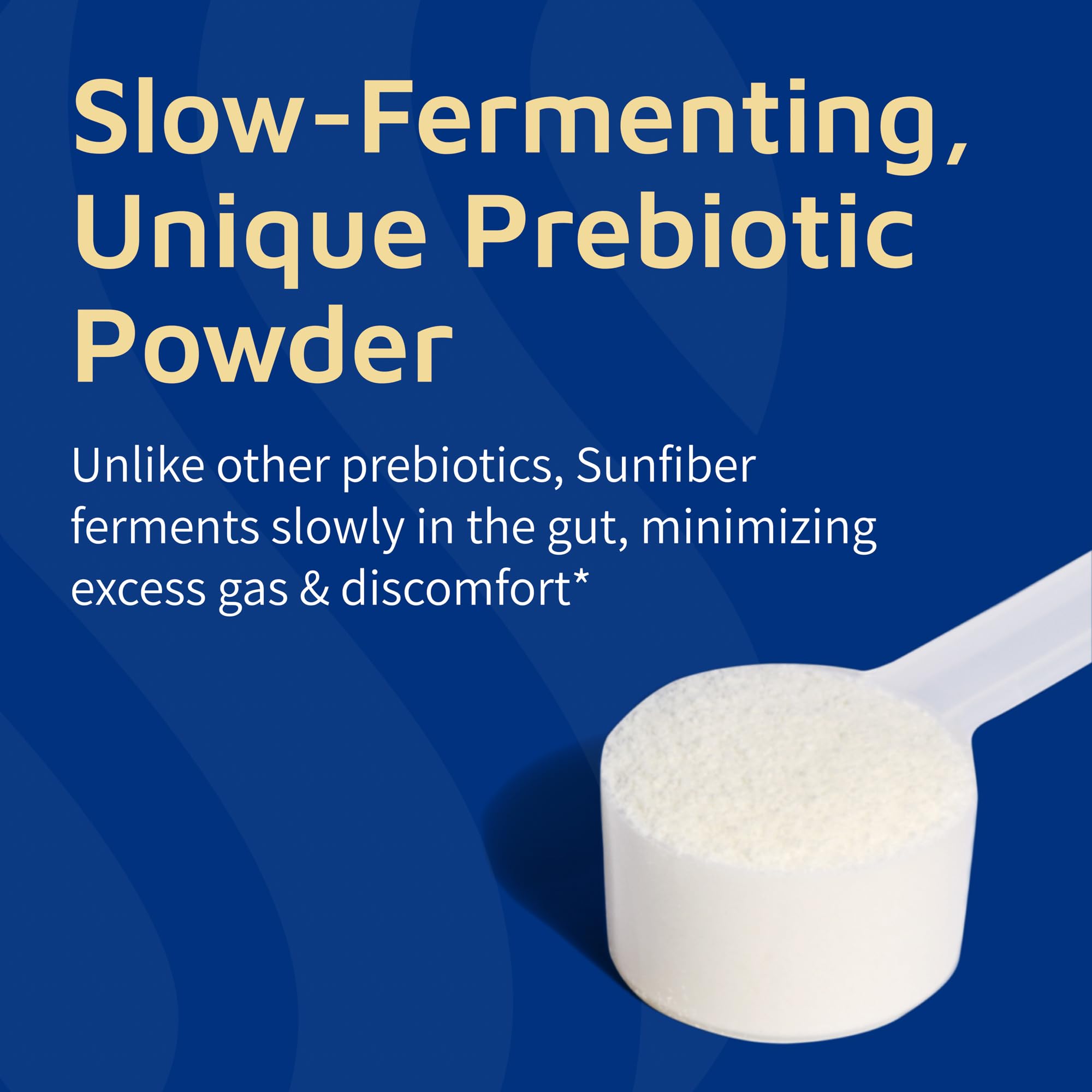 Tomorrow's Nutrition Sunfiber gluten-free packaging supports sensitive stomachs.