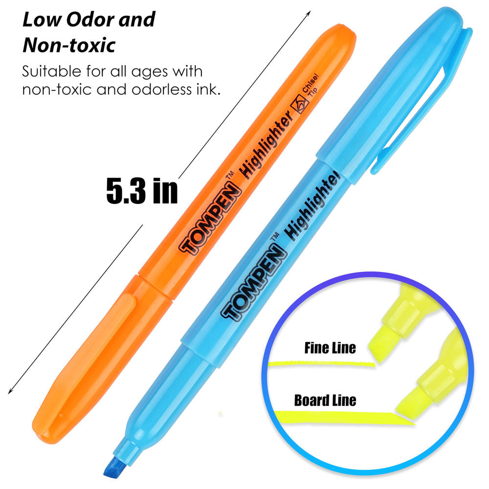 TOMPEN smear-free ink for clean notes on various papers