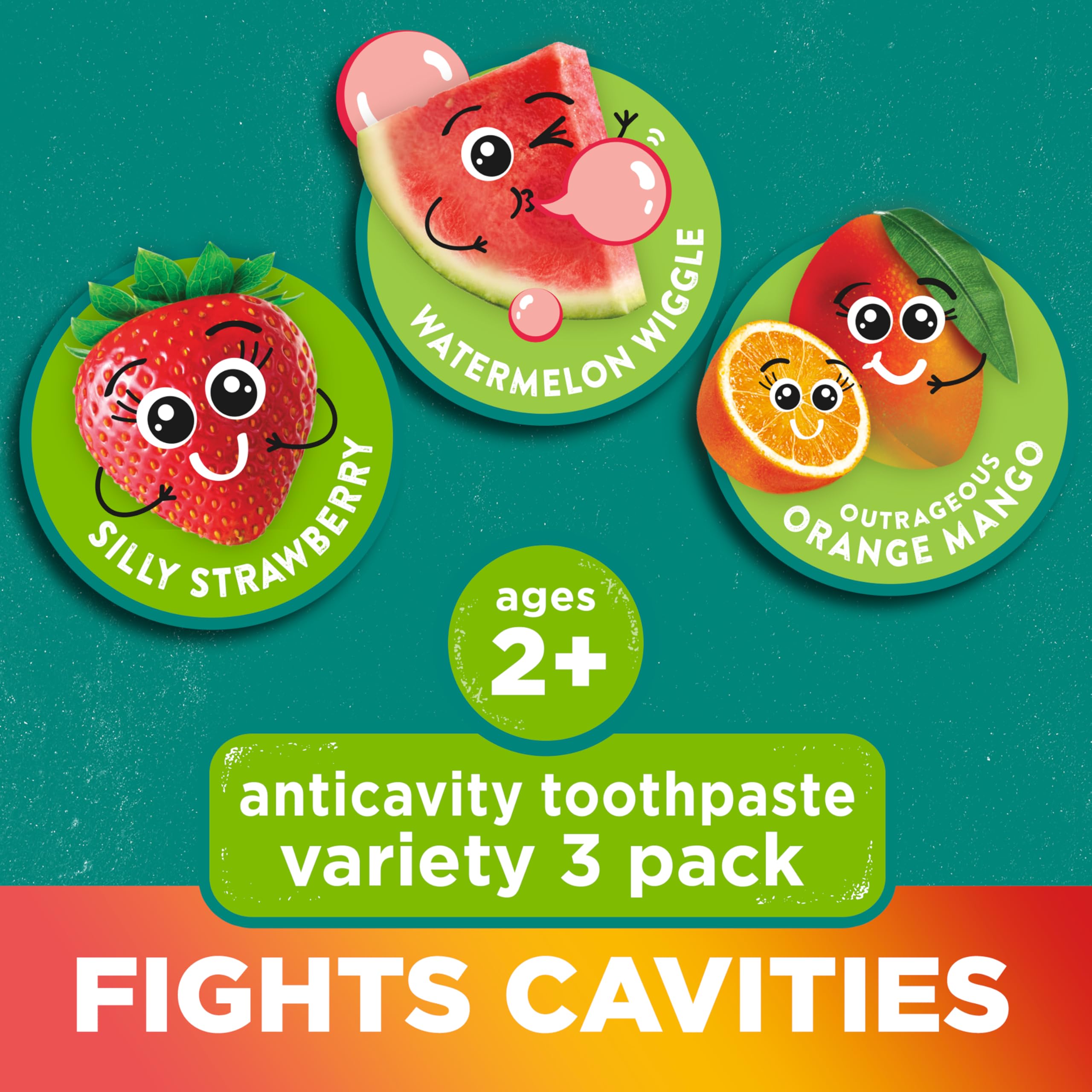Tom's of Maine Anticavity Kids Watermelon toothpaste close-up; tasty option for brushing routines