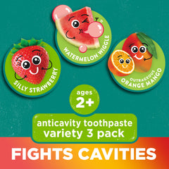 Tom's of Maine Anticavity Kids Watermelon toothpaste close-up; tasty option for brushing routines