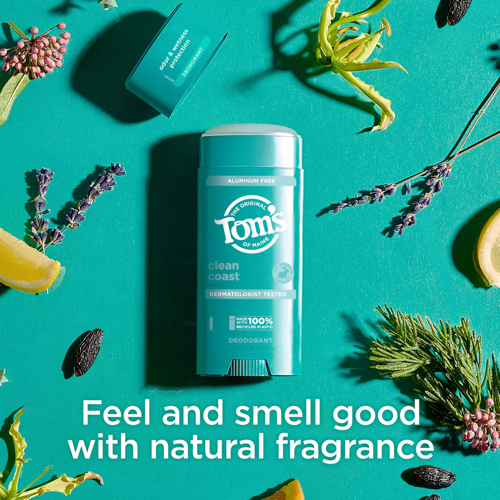 Tom's of Maine Clean Coast dermatologist-tested product supports healthy skin
