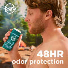 Tom’s of Maine Clean Coast glide-on-clear formula leaves no residue.