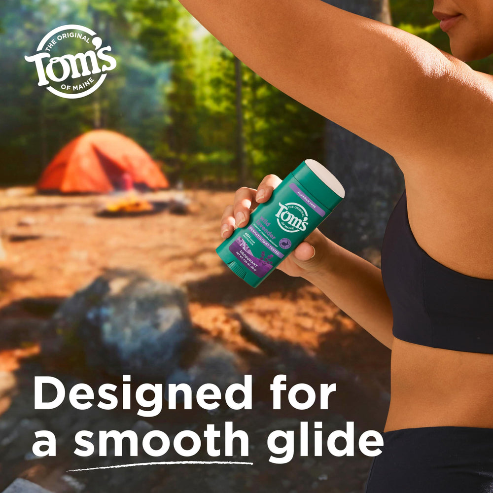 Tom’s of Maine deodorant in a gym bag evokes readiness for workouts.