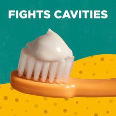 Tom's of Maine Kids toothpaste orange mango packaging front showing natural ingredients.
