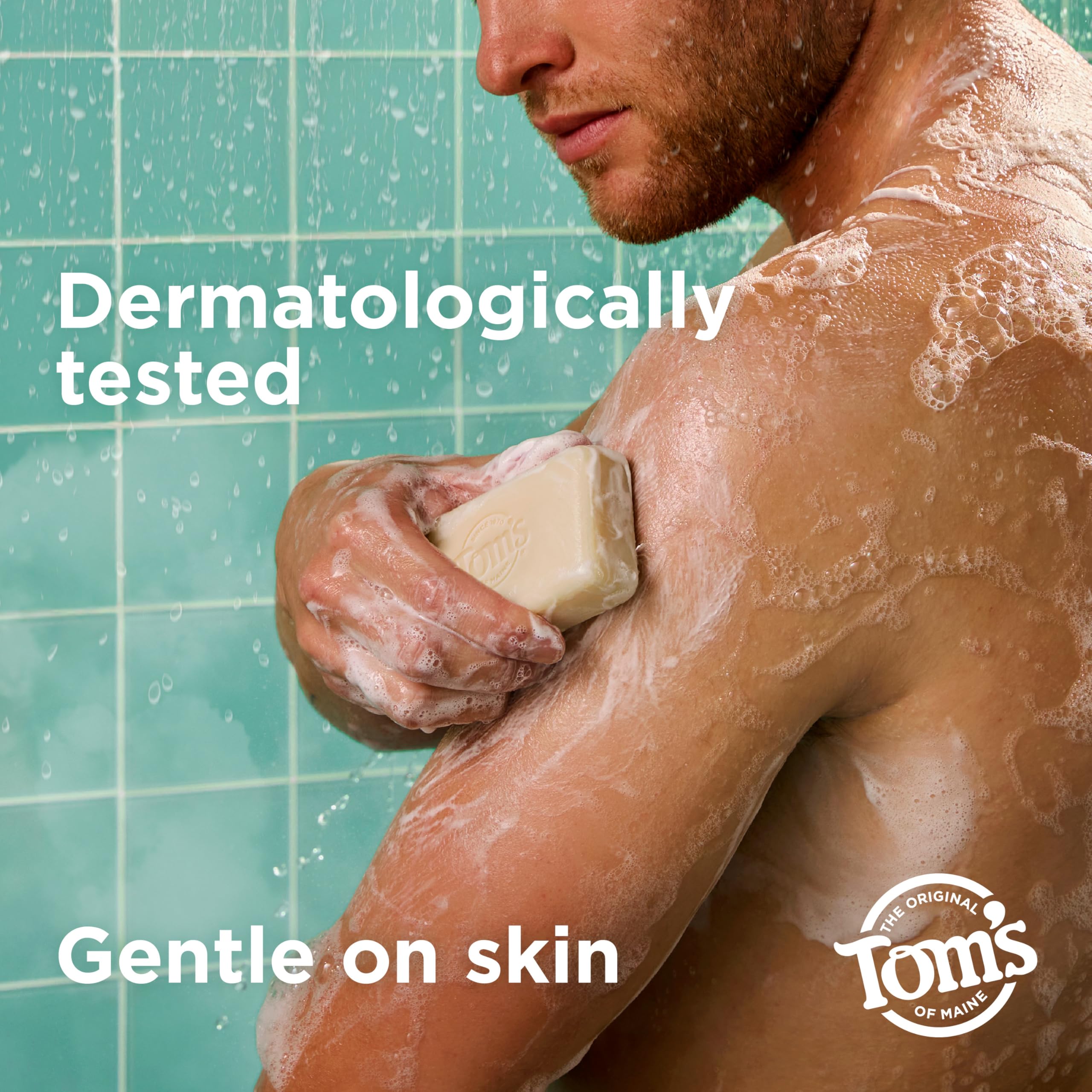 Tom’s of Maine Lemon Bergamot bar soap with bright fragrance and oils