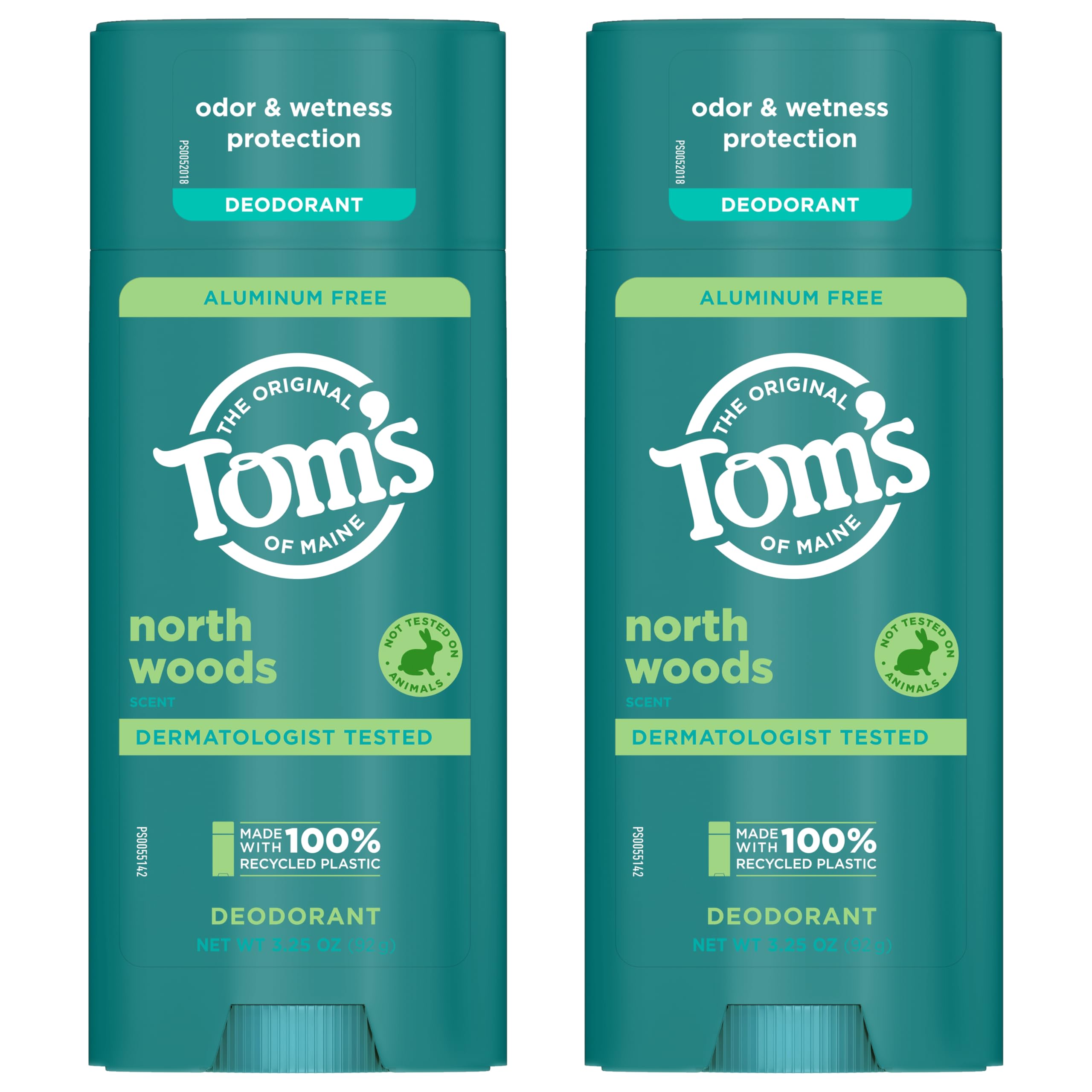 Vegan, cruelty-free North Woods deodorant ideal for eco-conscious shoppers.