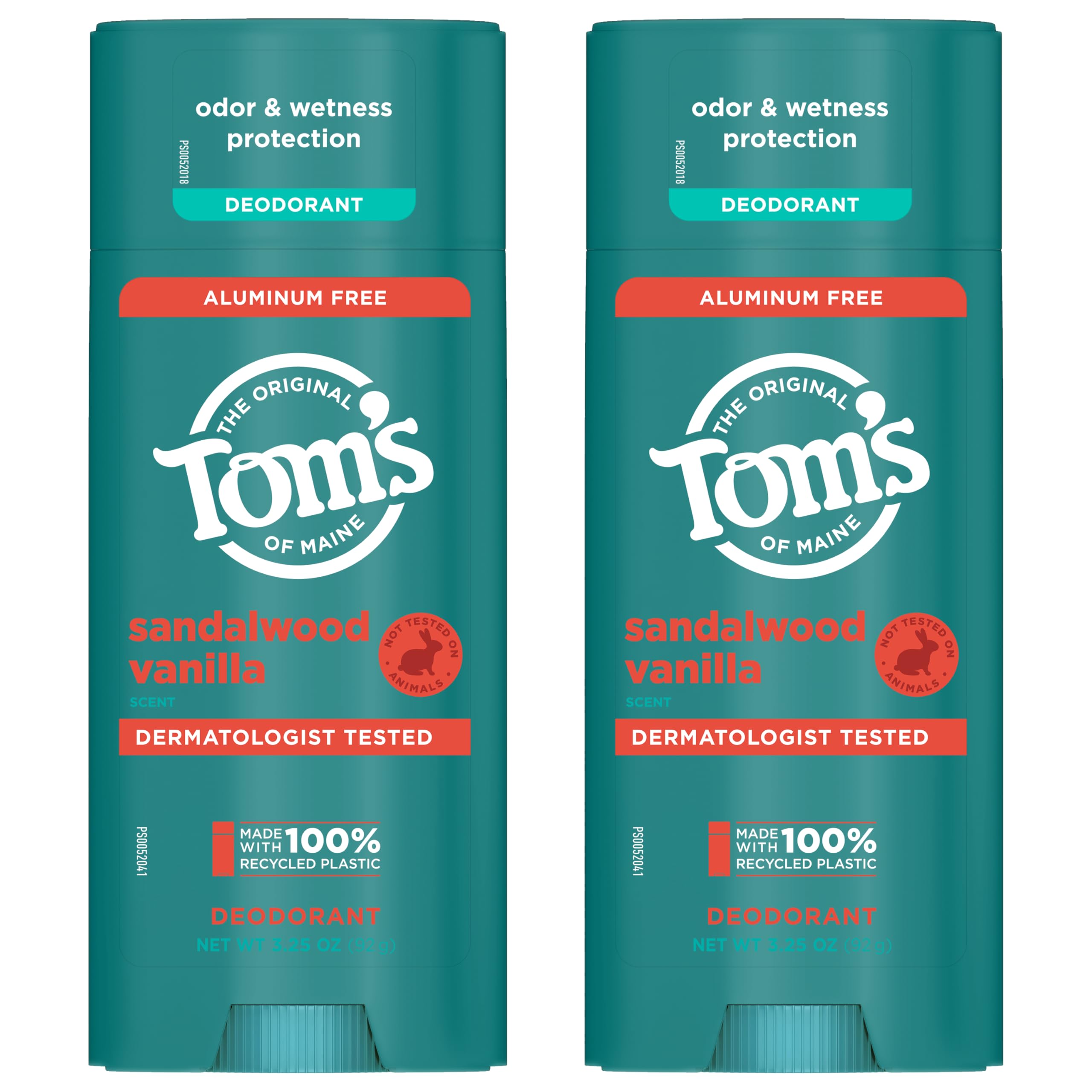Tom's of Maine Sandalwood Vanilla transition tip visual for natural deodorant use