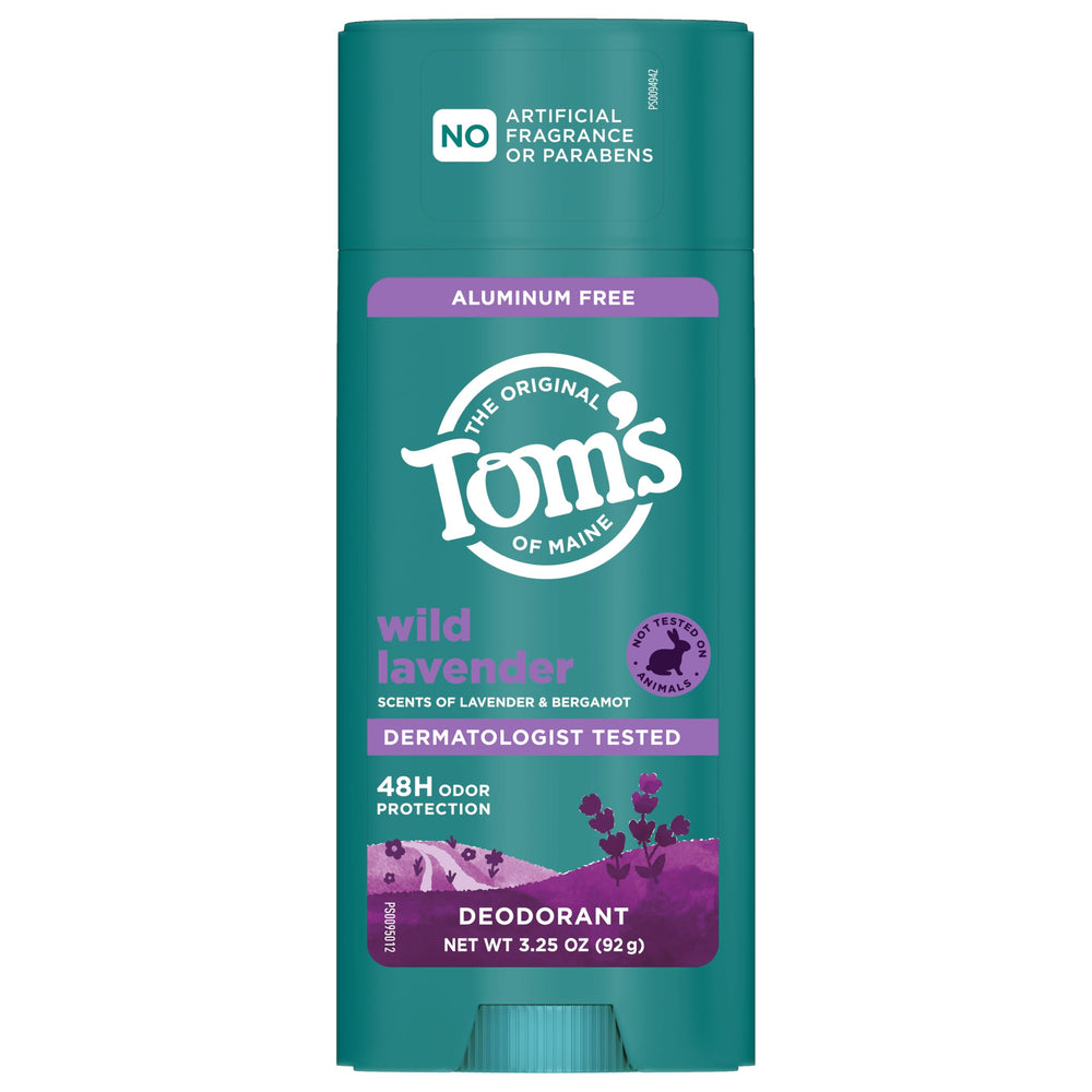 Cruelty-free and vegan Tom’s of Maine Wild Lavender deodorant