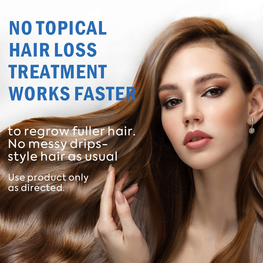 TOMUM 5% Minoxidil spray mist enabling quick daily application.