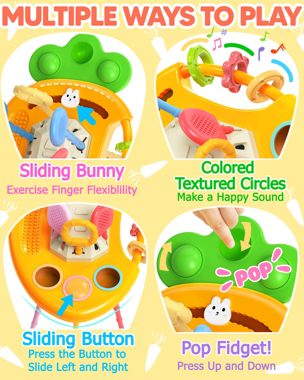 Tonberless Montessori-inspired color textures support visual and tactile learning