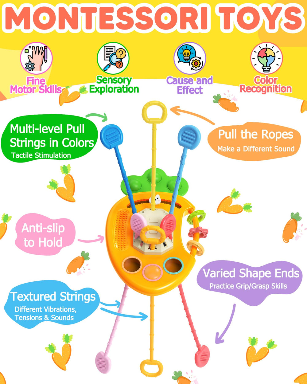 Tonberless BPA-free materials ensure safe, gentle play for babies