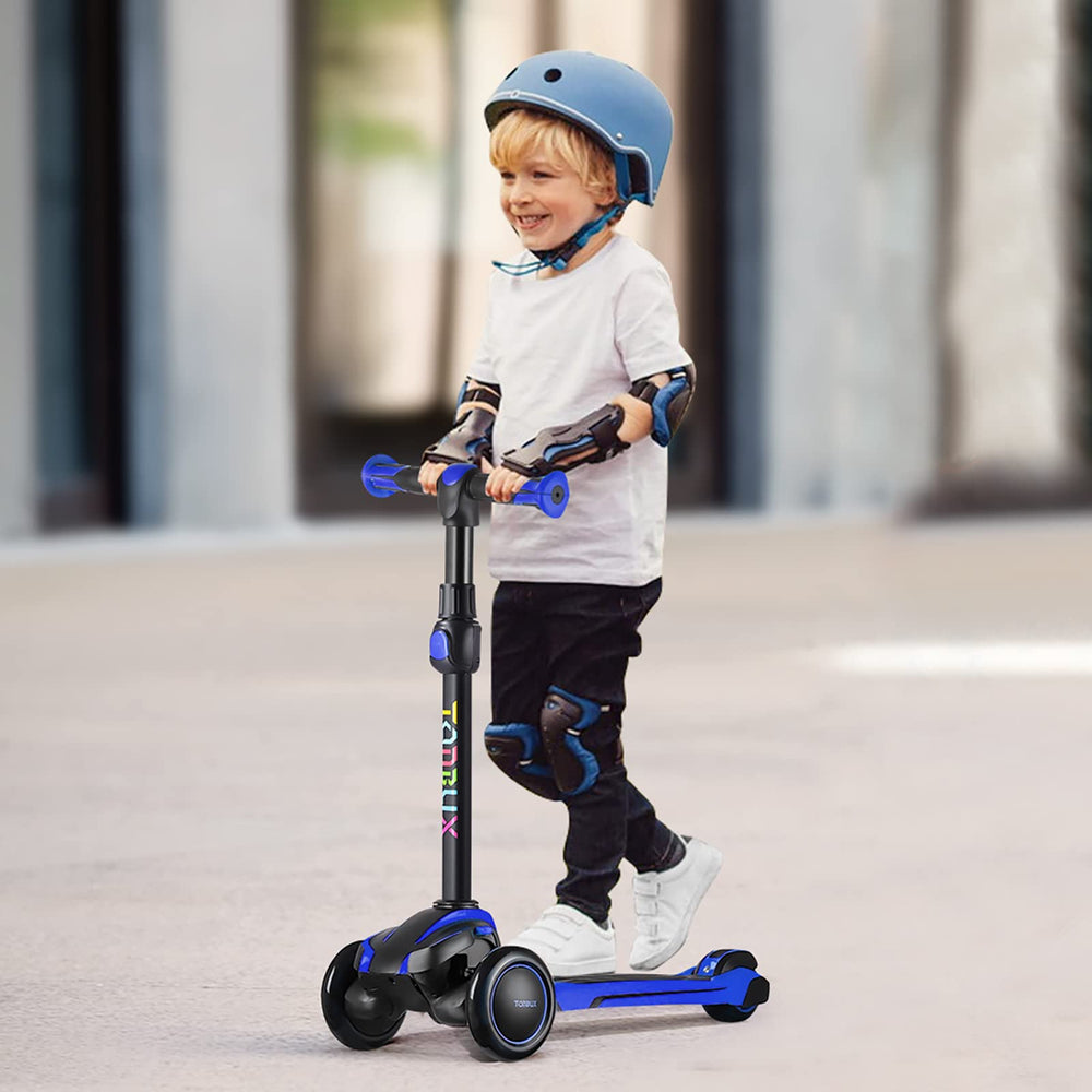 TONBUX LED wheels lit-up view highlights auto-illumination during rides.