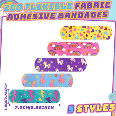 Tondiamo hearts pattern bandages keep minor wounds clean with cheerful design