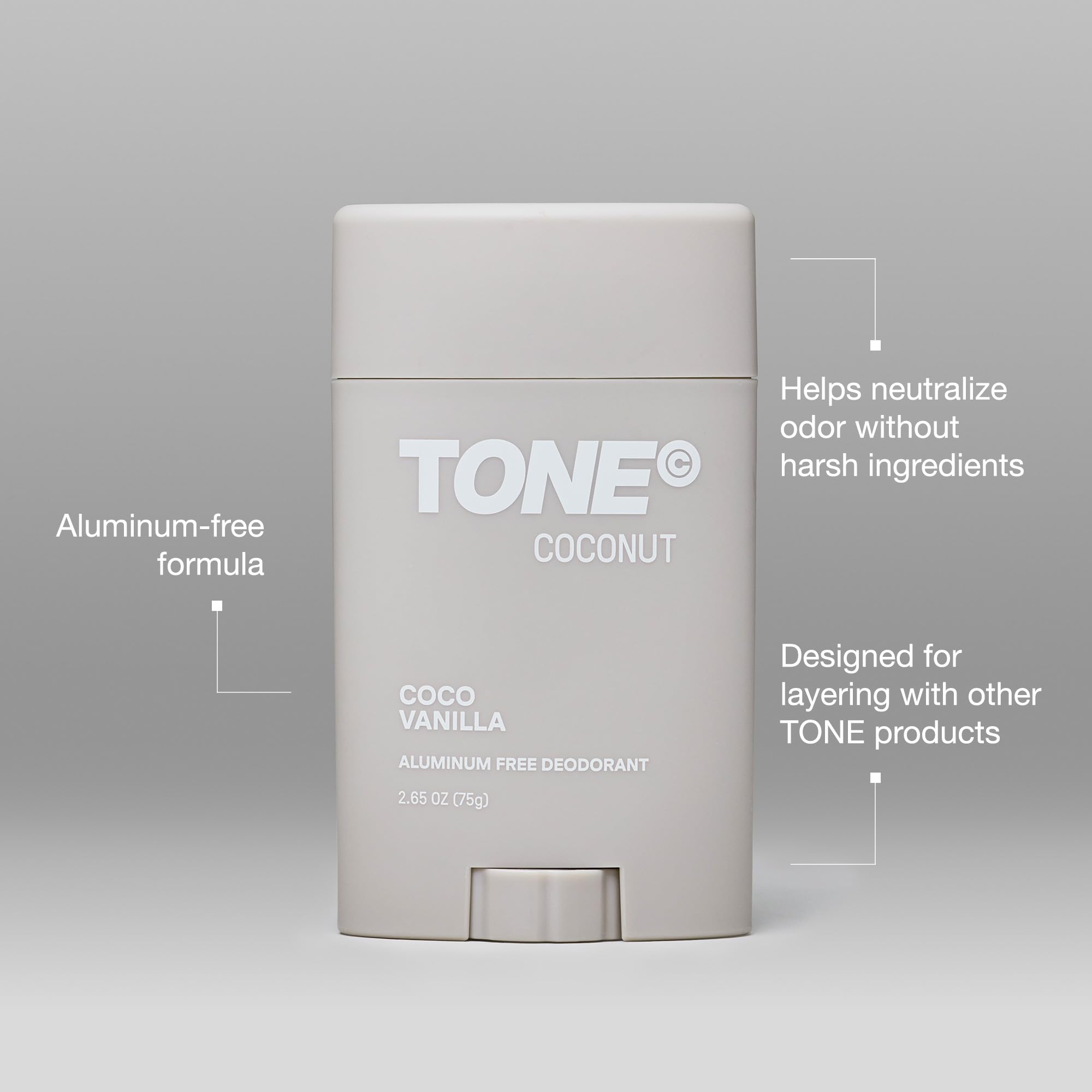 Tone Exclusive fragrance profile coconut vanilla with tropical notes