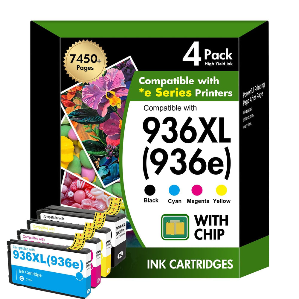 Toner Bank 936XL black cartridge close-up highlighting high yield