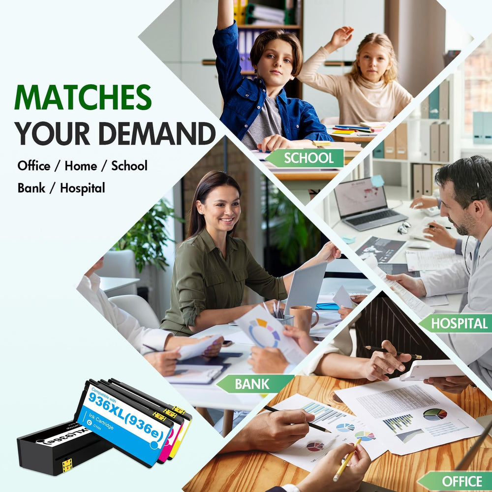 Toner Bank four-cartridge set ready for easy installation
