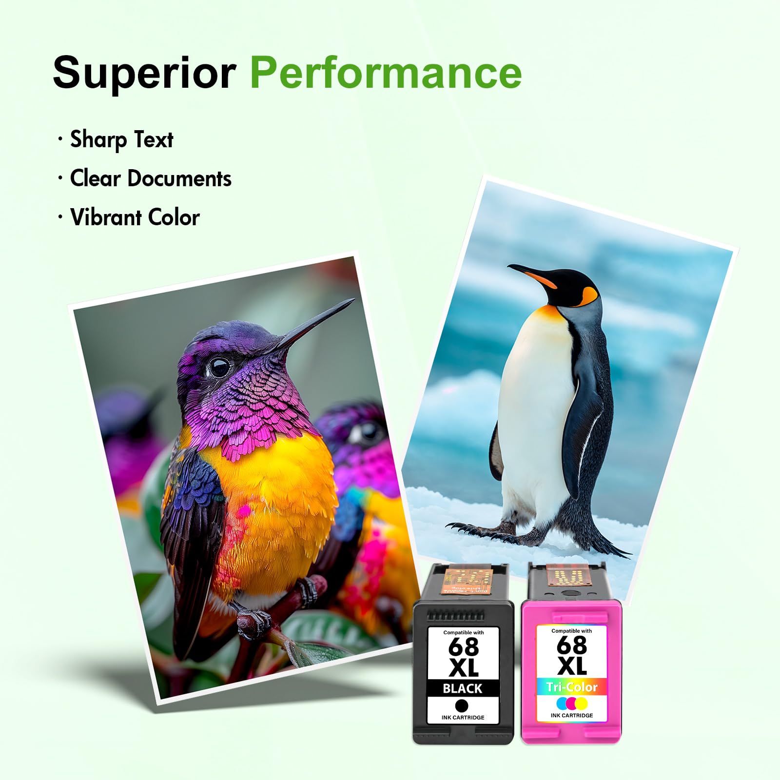 Toner H-Party print test page to verify output quality.