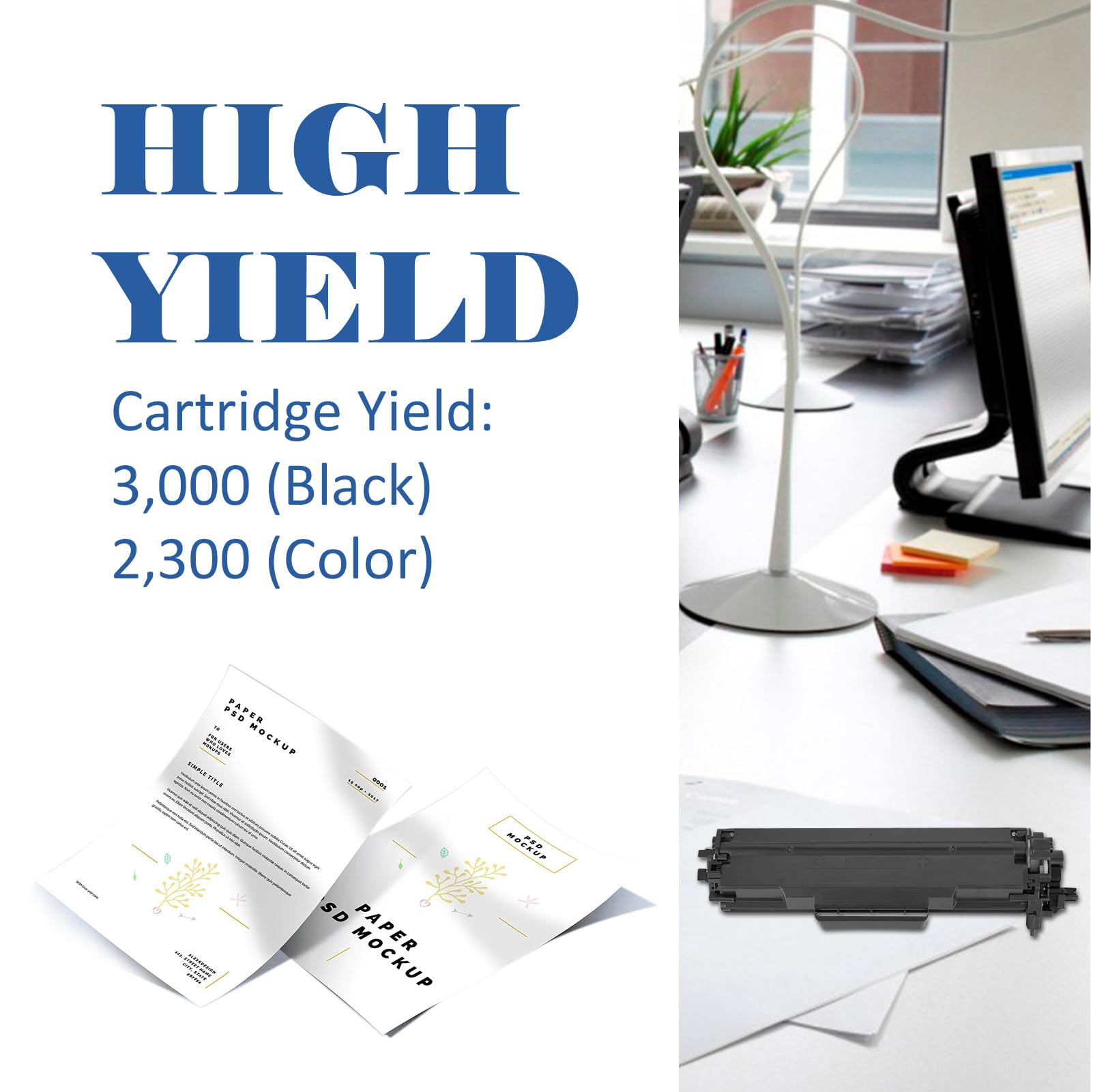 Toner H-Party TN-227M magenta toner pack for sharp color graphics.