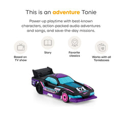 Tonies Hot Wheels fast food cars figurine sparks playful, quick-paced stories.