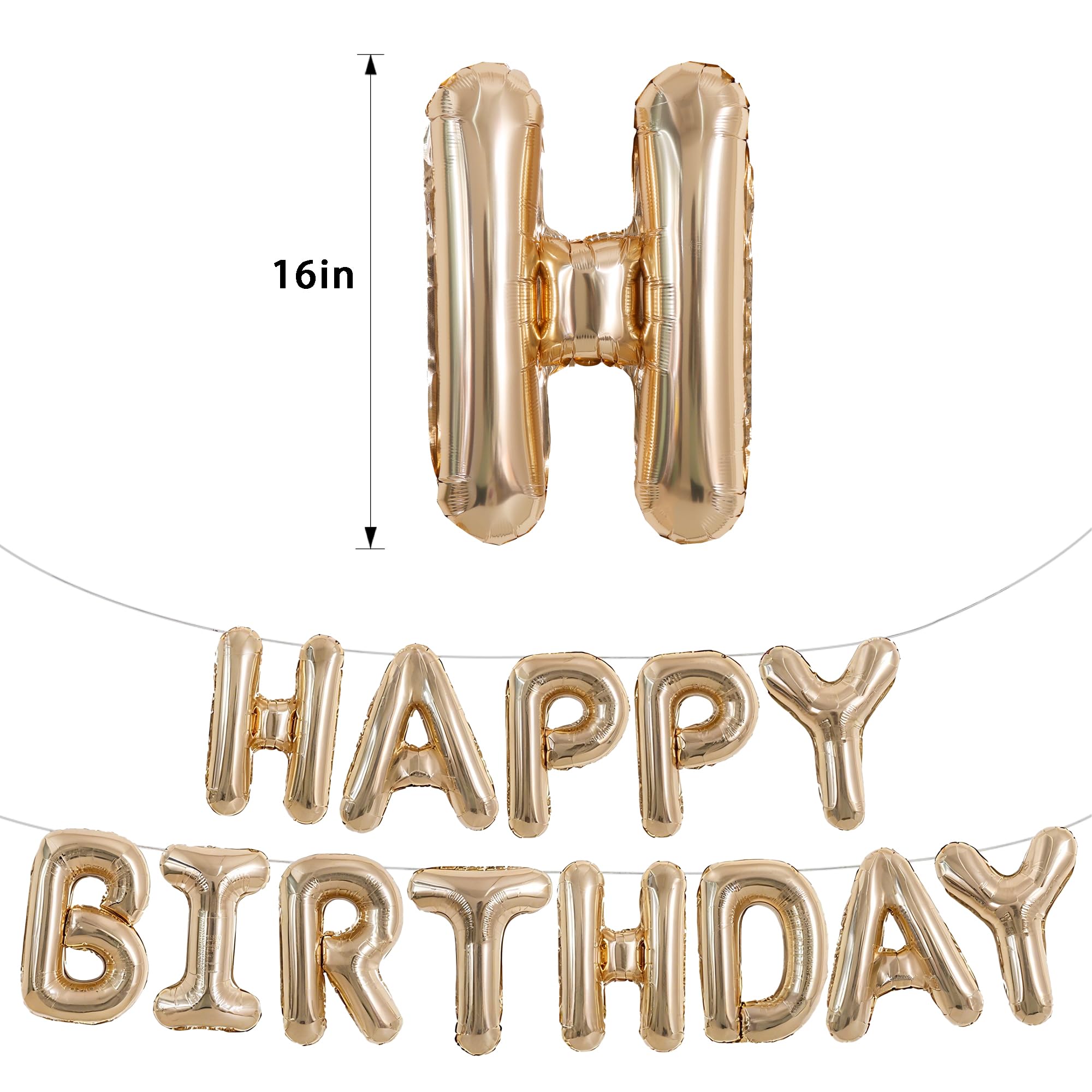 TONIFUL foil balloons banner highlights the birthday celebration with sparkling visibility.