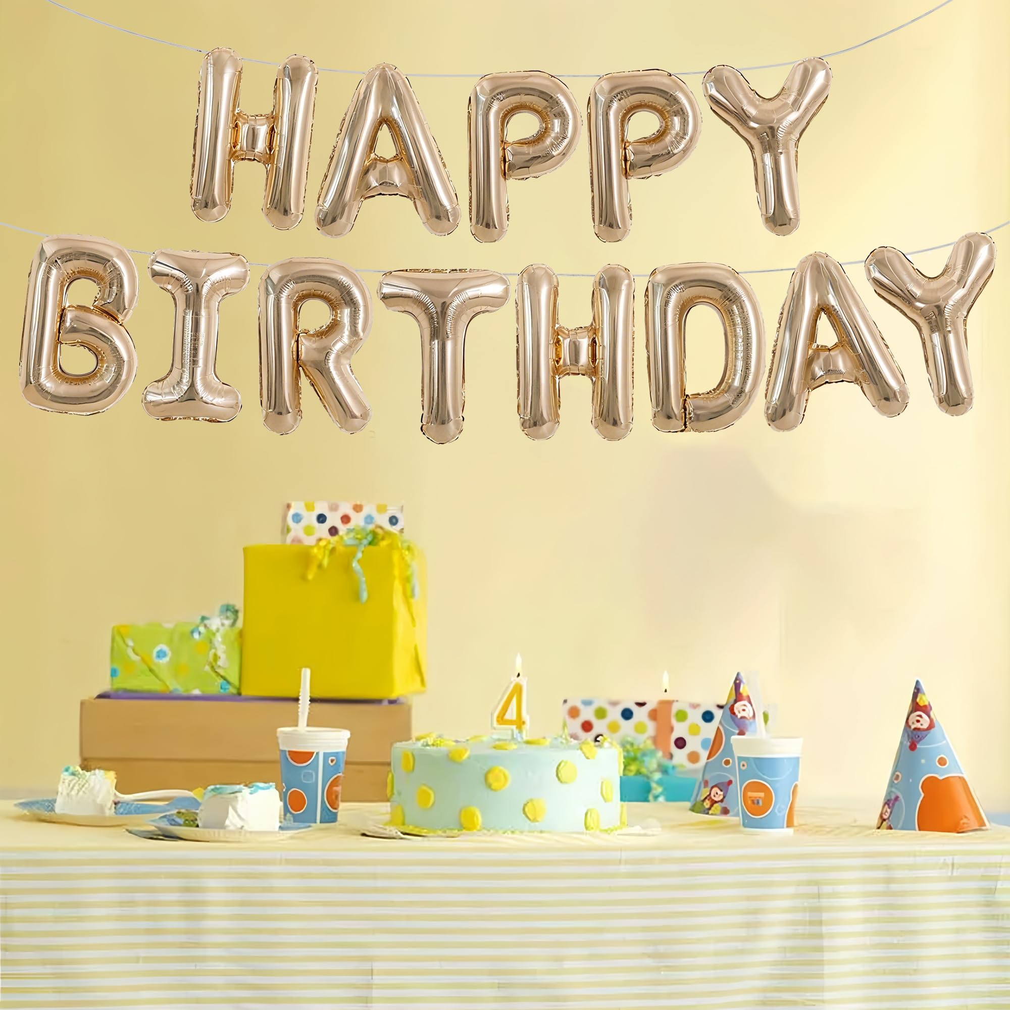 TONIFUL 16-inch banner decor brightens home party spaces for birthdays.