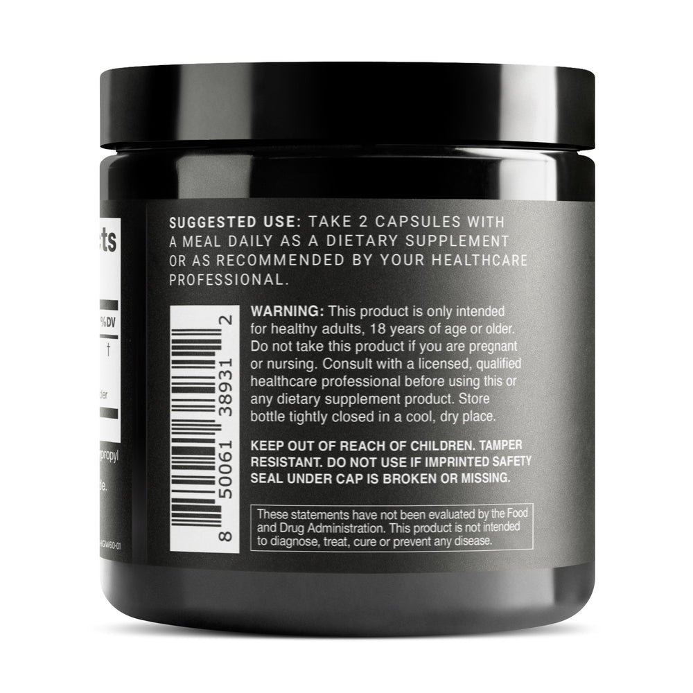 Ideal for active lifestyles, Toniiq Horny Goat Weed supports energy.