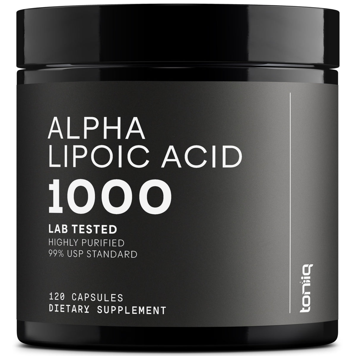 Toniiq Alpha Lipoic Acid capsules pour for daily use