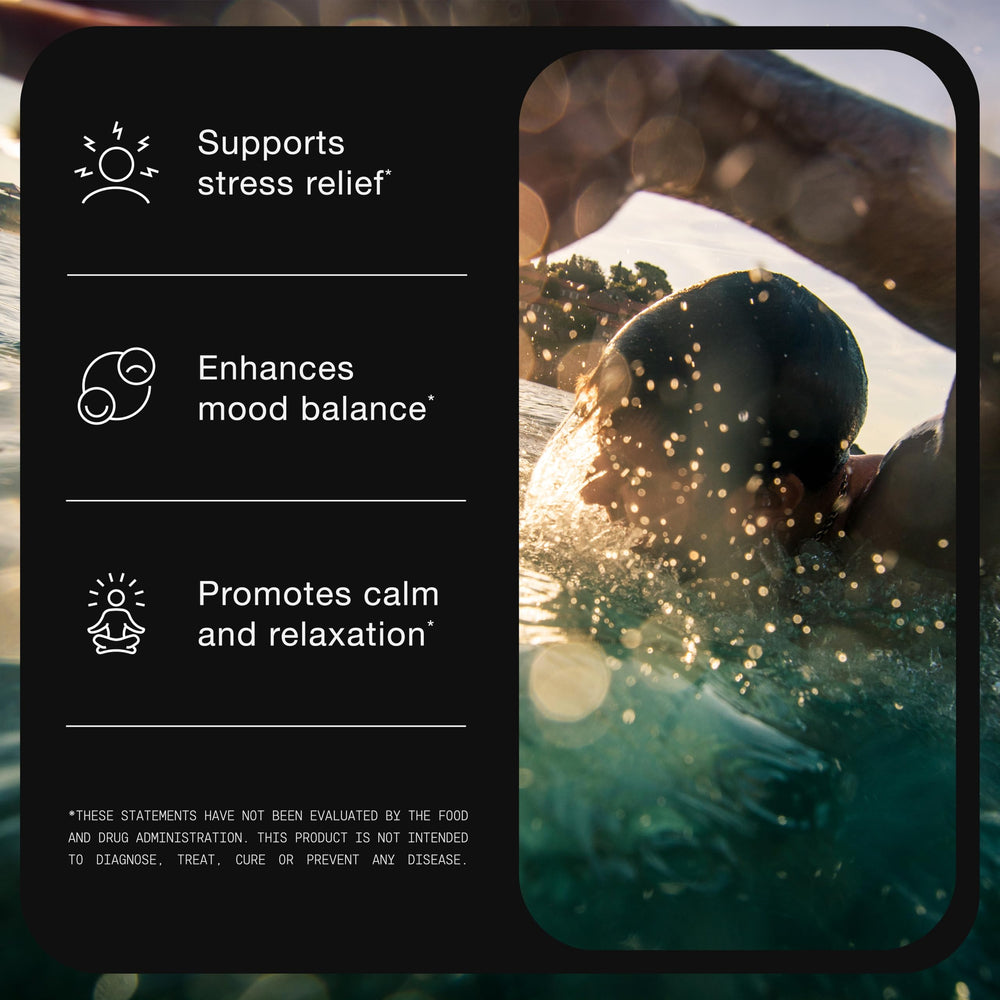 Toniiq Ashwagandha capsules closeup shows easy to swallow daily capsules