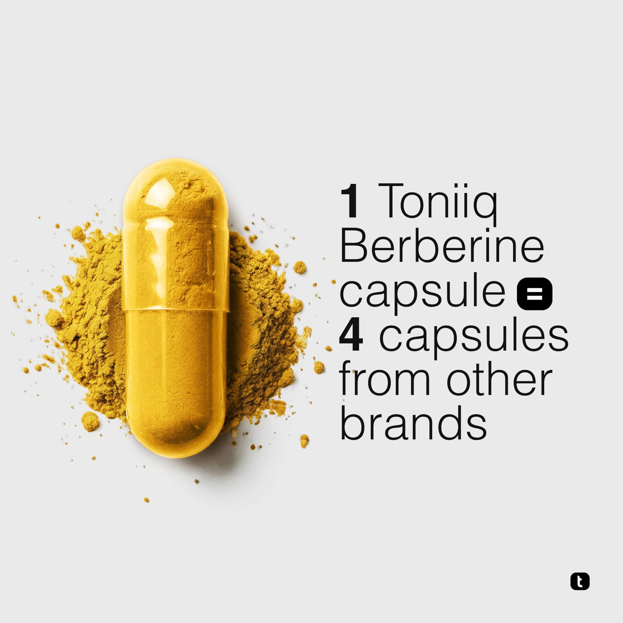 Toniiq Berberine HCl aqueous extraction process illustrates clean purification.
