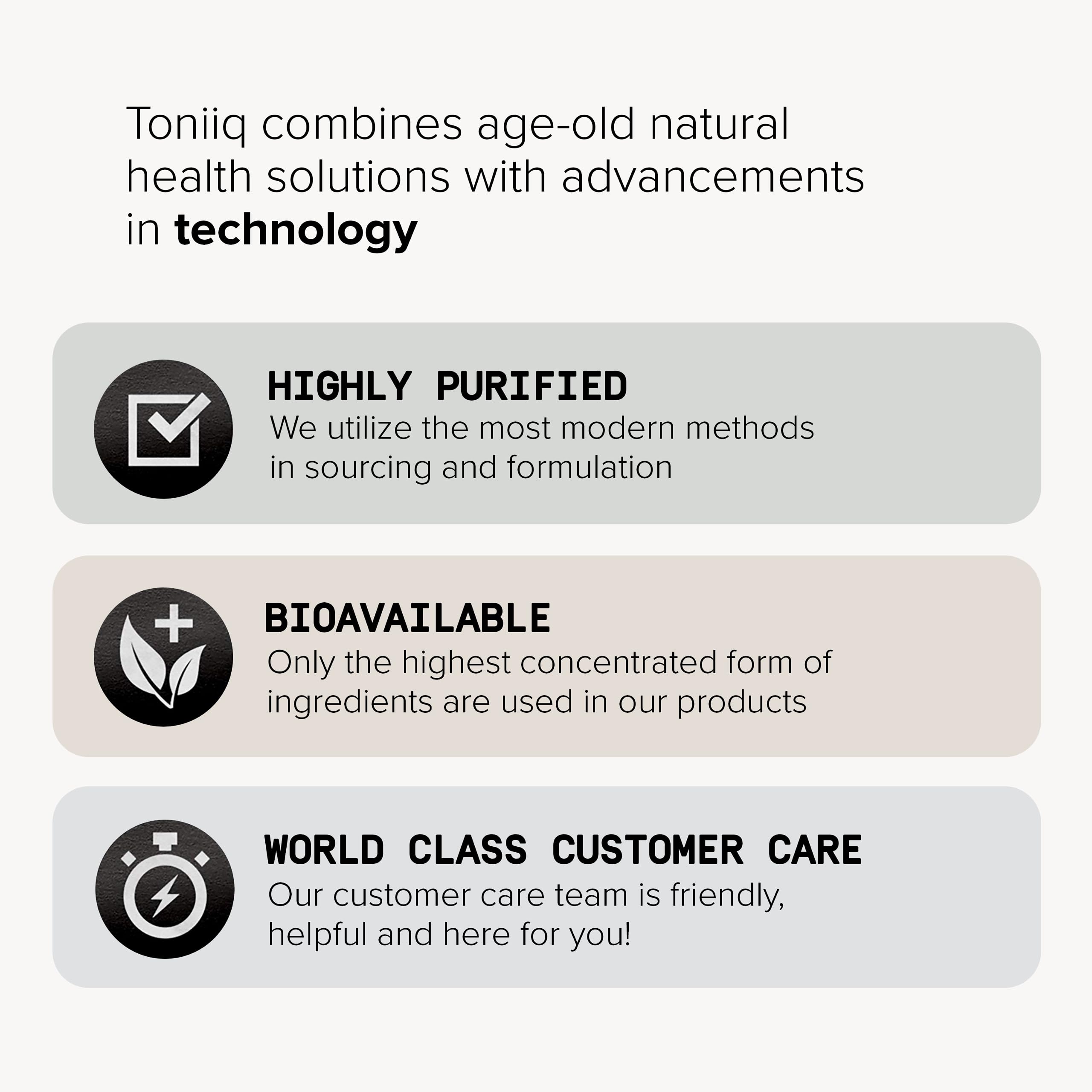 Toniiq DHEA 100mg third-party tested seal confirms purity