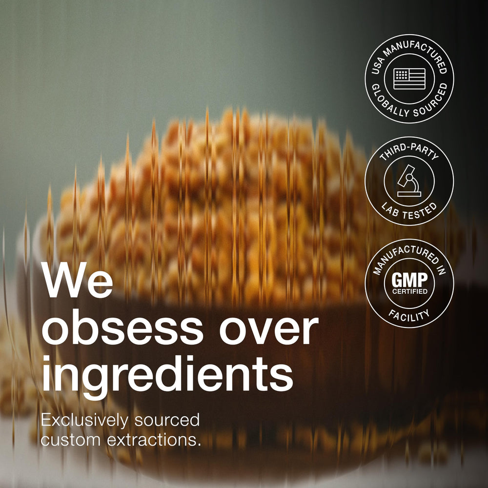 Toniiq Fenugreek capsules serving size visual for quick dosing.