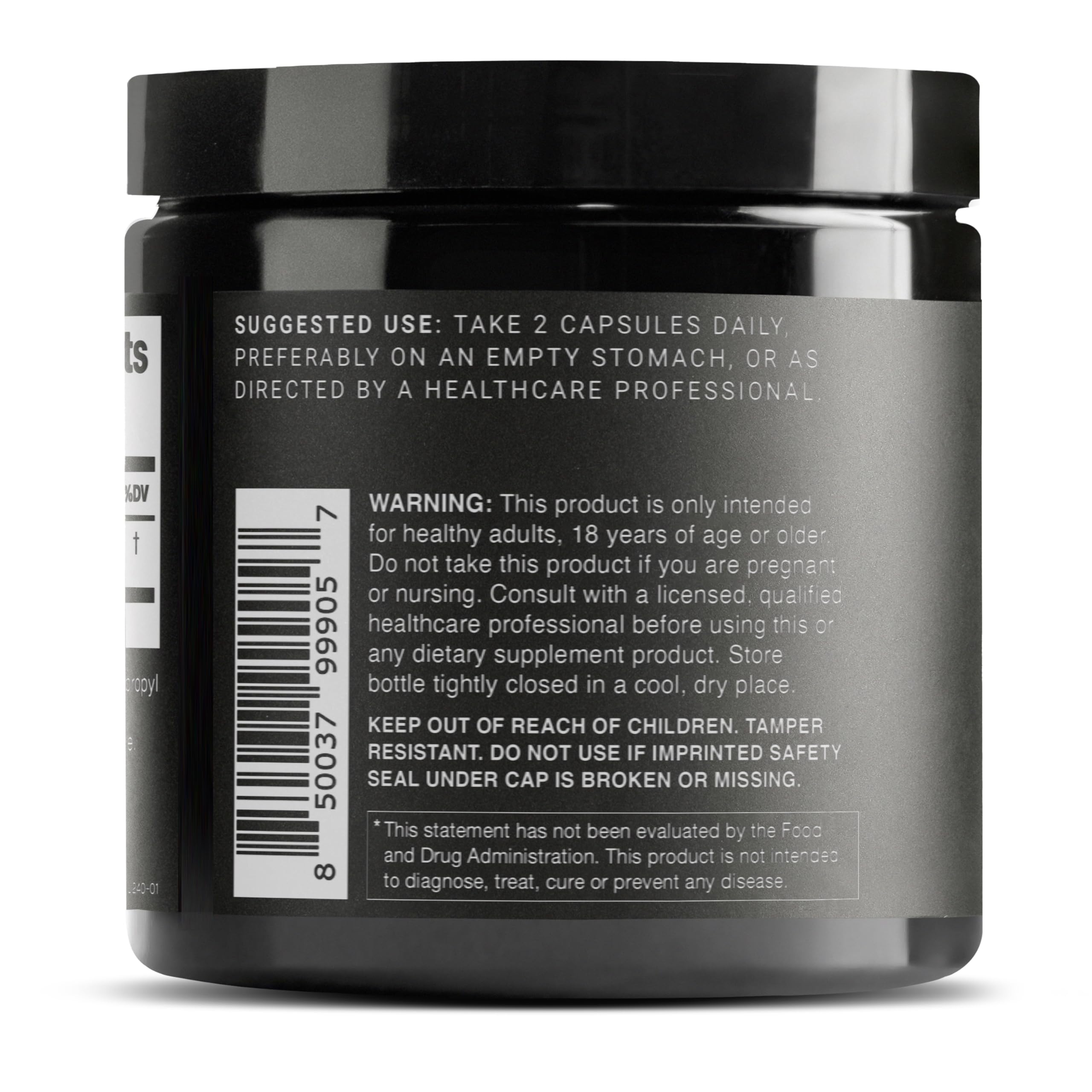 Toniiq Glutathione 1000mg USA-made facility seal for quality manufacturing.