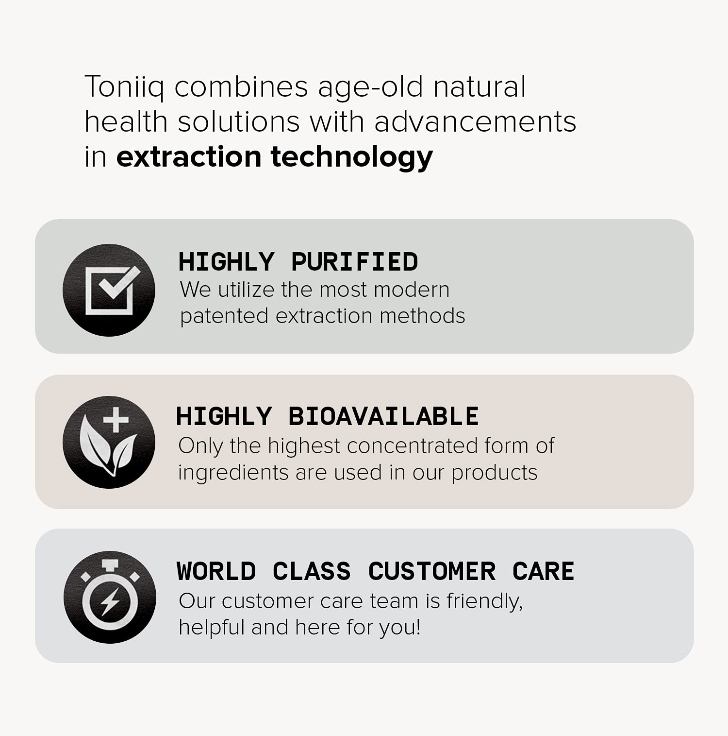 Toniiq NMN third-party lab seal indicating independent quality verification.