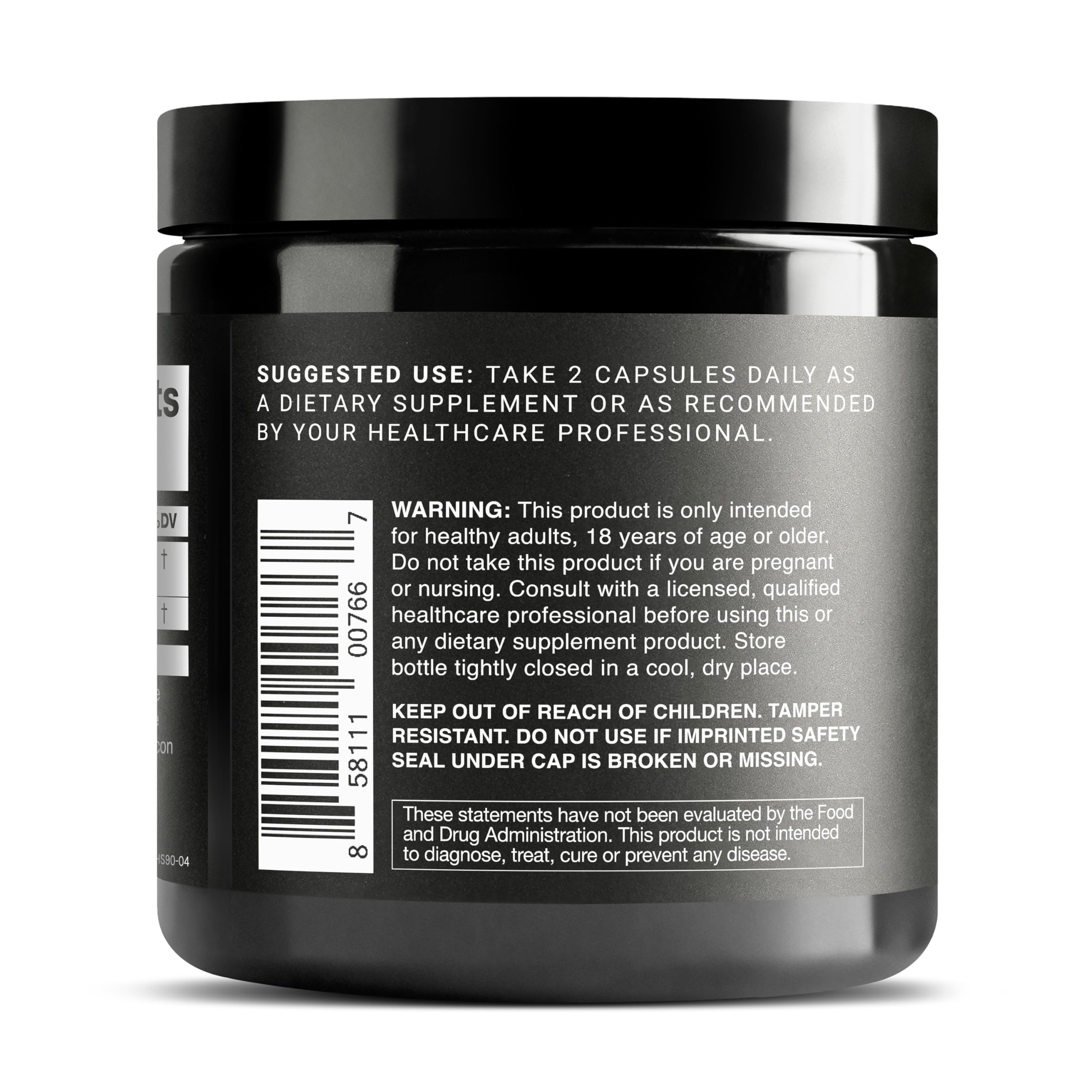 Third-party testing seal confirming purity and safety standards