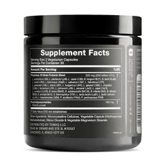 Toniiq probiotic capsules closeup highlighting potency for daily support.