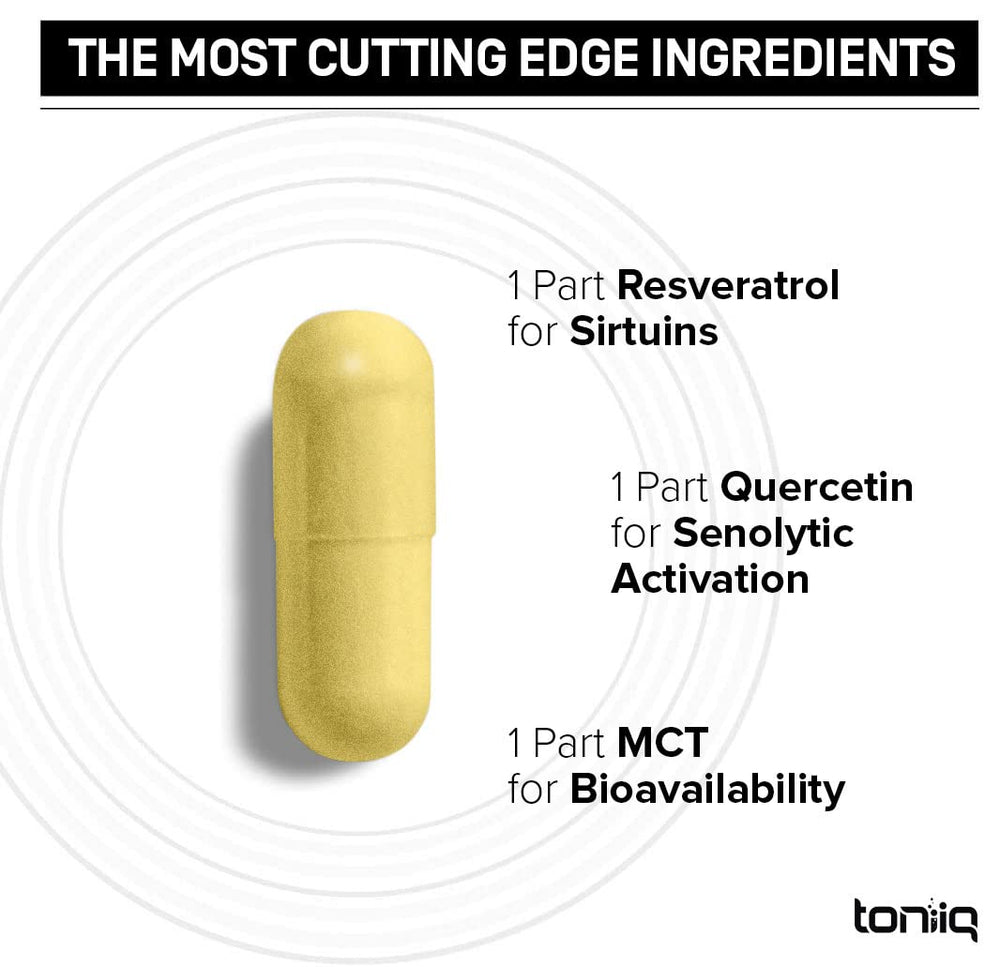 Toniiq label showing third-party testing for purity and potency.