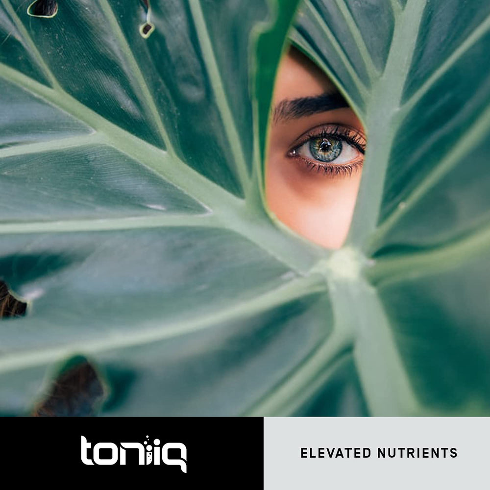 Toniiq resveratrol capsules packaging displayed with USA manufacturing badge