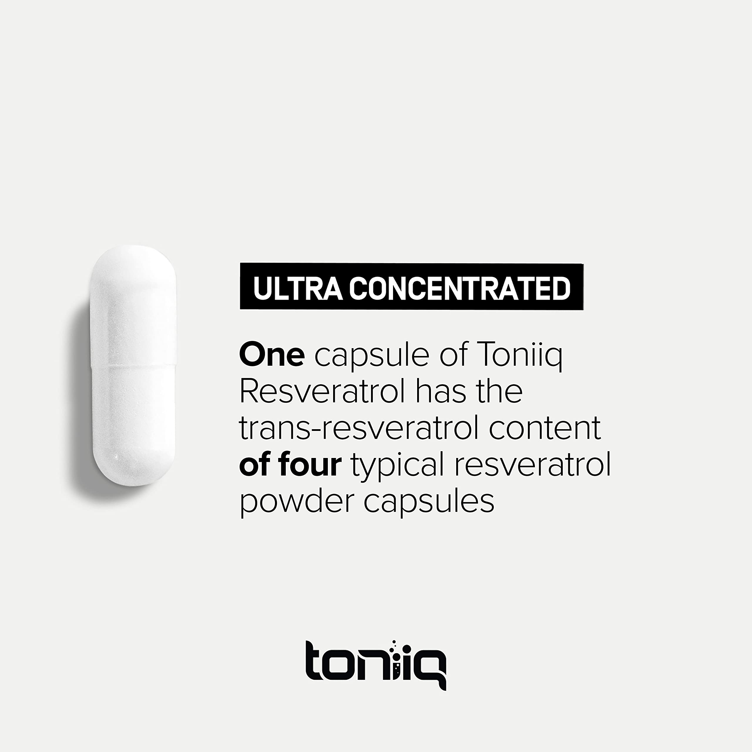 Toniiq third-party testing certificate image signals independent quality verification.
