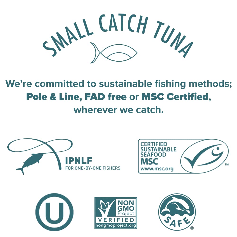 Tonnino sustainably harvested yellowfin tuna highlights responsible sourcing.